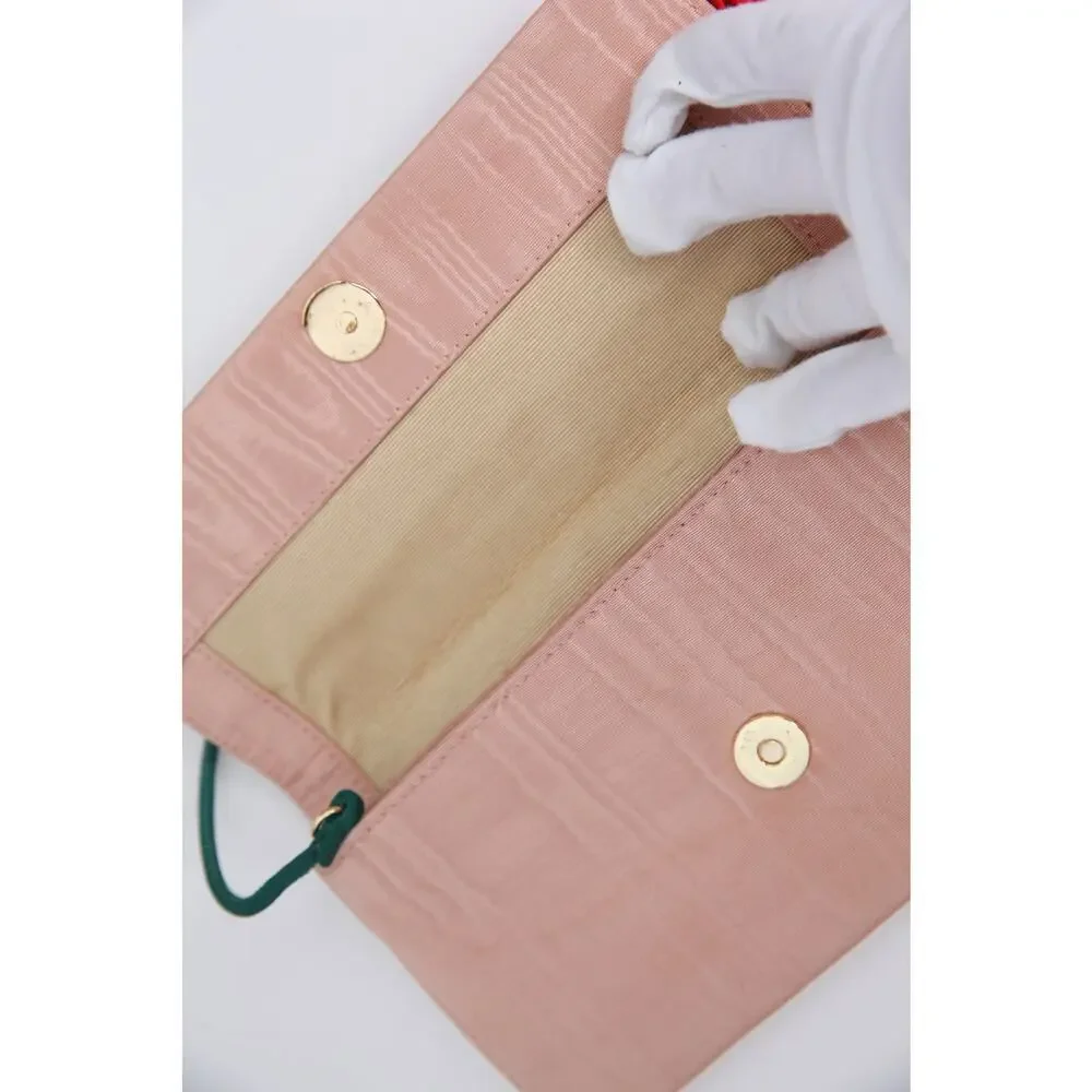 Loeffler Randall Charlee Flap Clutch W/ Flower